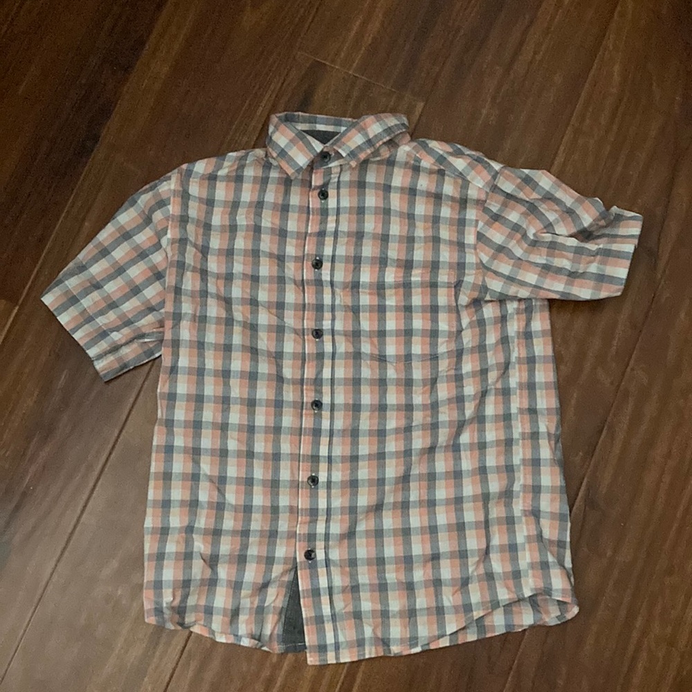 Striped button up